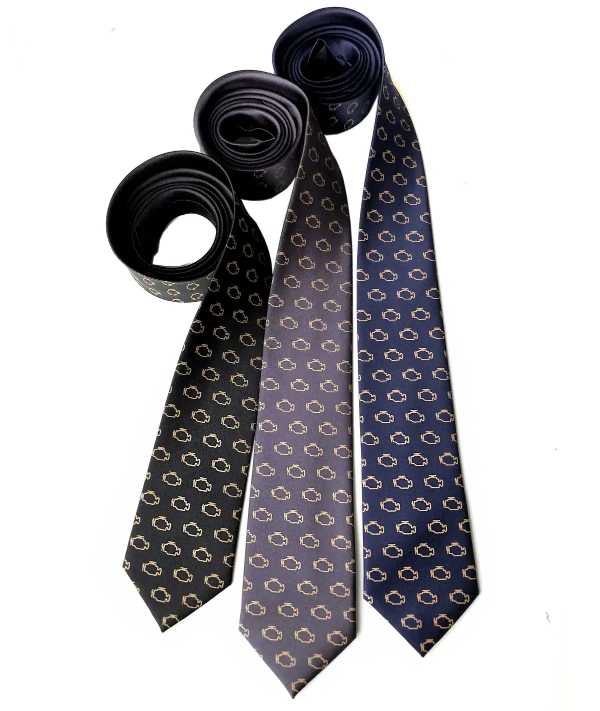 Check Engine Light Necktie, Malfunction Indicator Lamp Tie 2