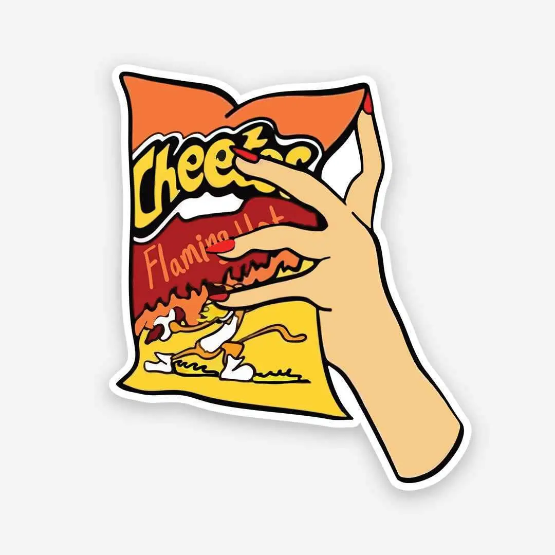 Cheetos Flaming Hot Sticker 1