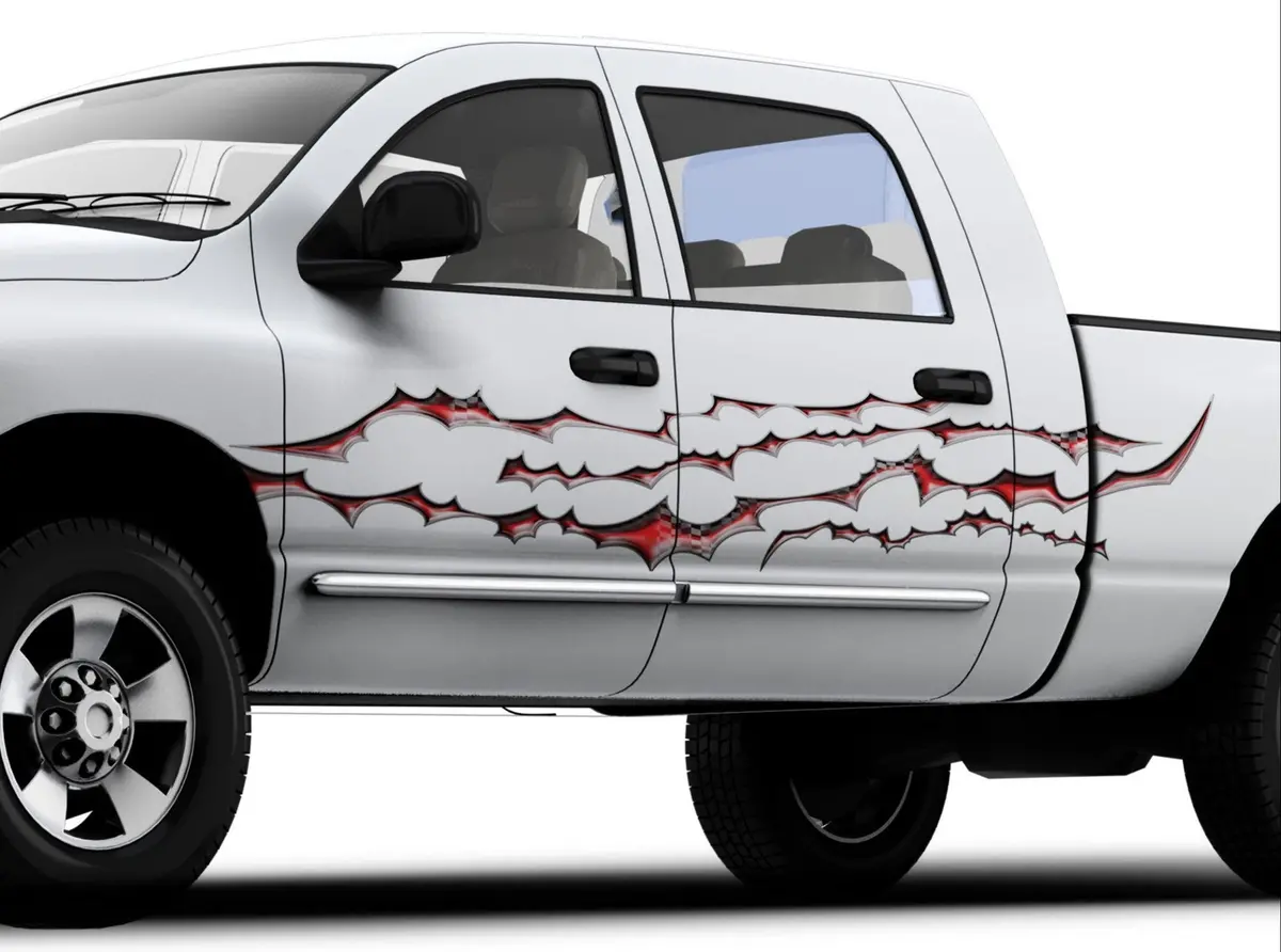 Chaos Racing Stripes Vinyl Decals For Cars & Trucks 2