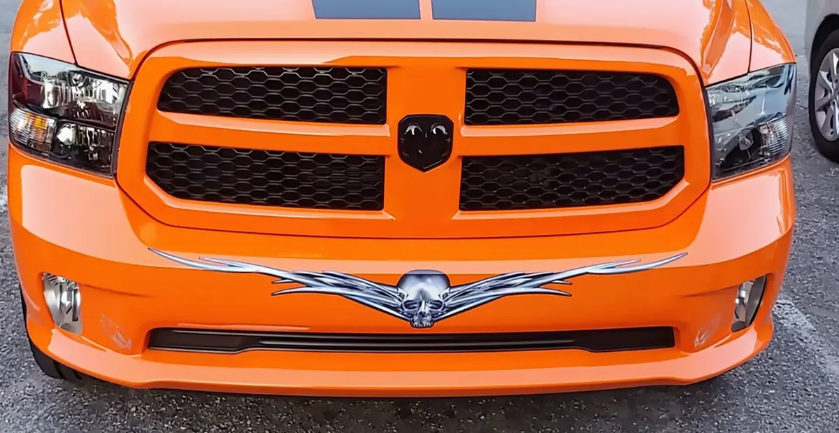 Horned Skull Hood Decal For Truck Bumper & Tailgate On Clearance 50% Off 1
