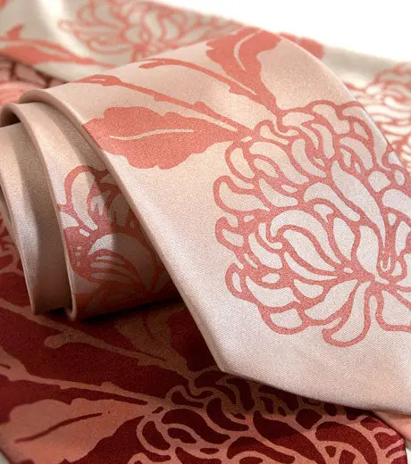 Chrysanthemum Silk Necktie 2