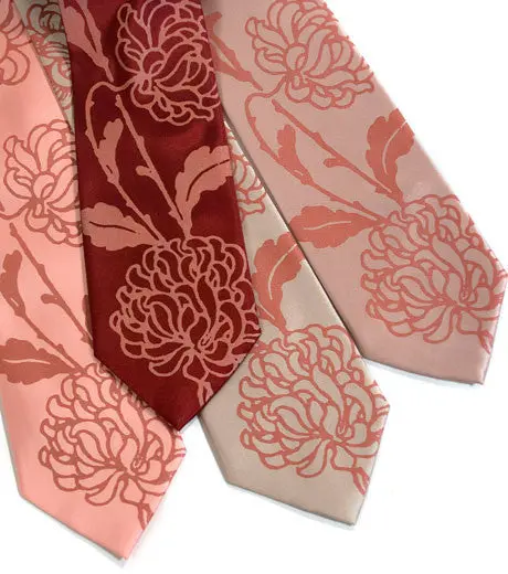 Chrysanthemum Necktie 1