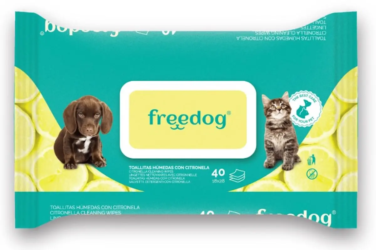 Free Dog - Salviette Detergenti Citronella - 40 Pz 1