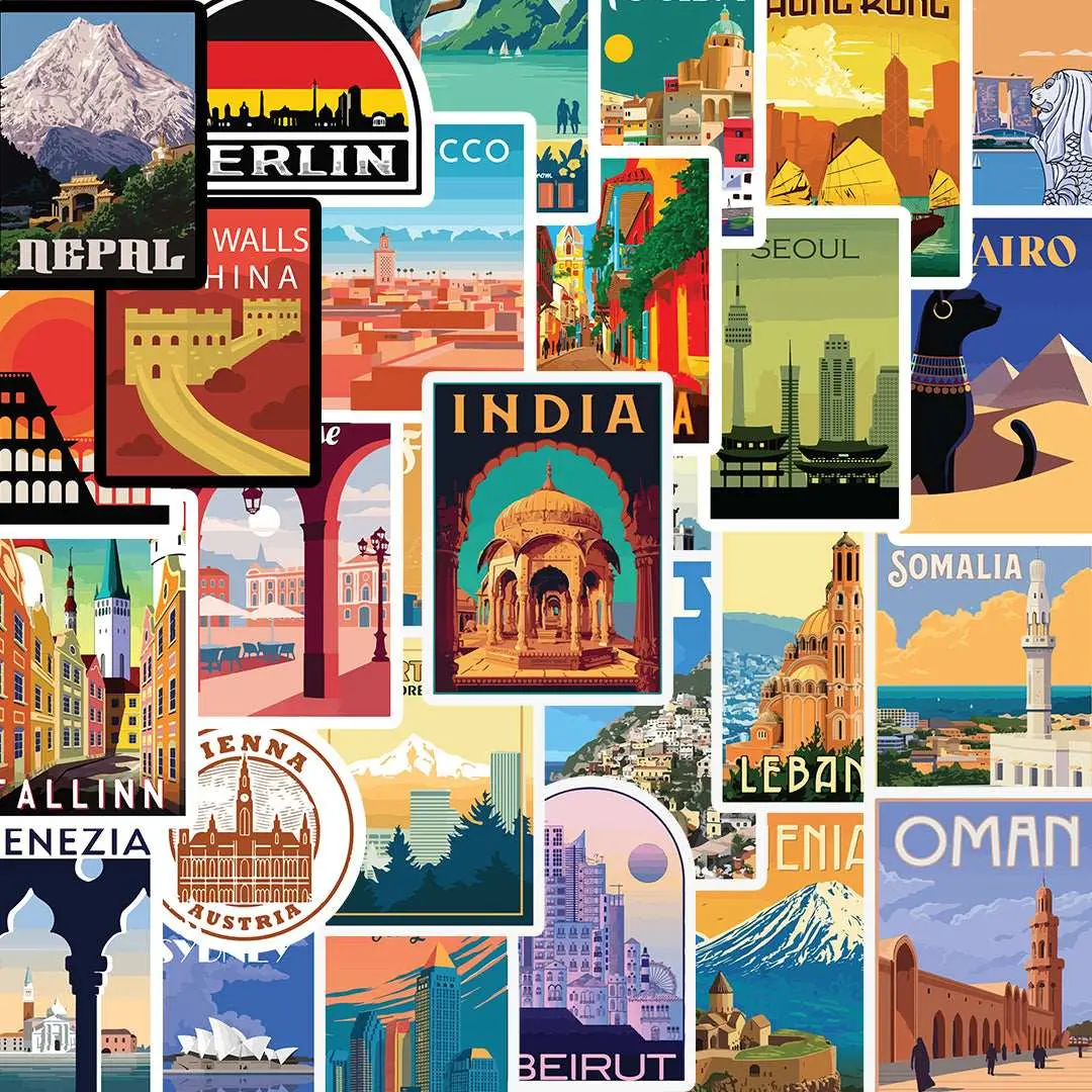 City Sticker Packs [50 Sticker] 1
