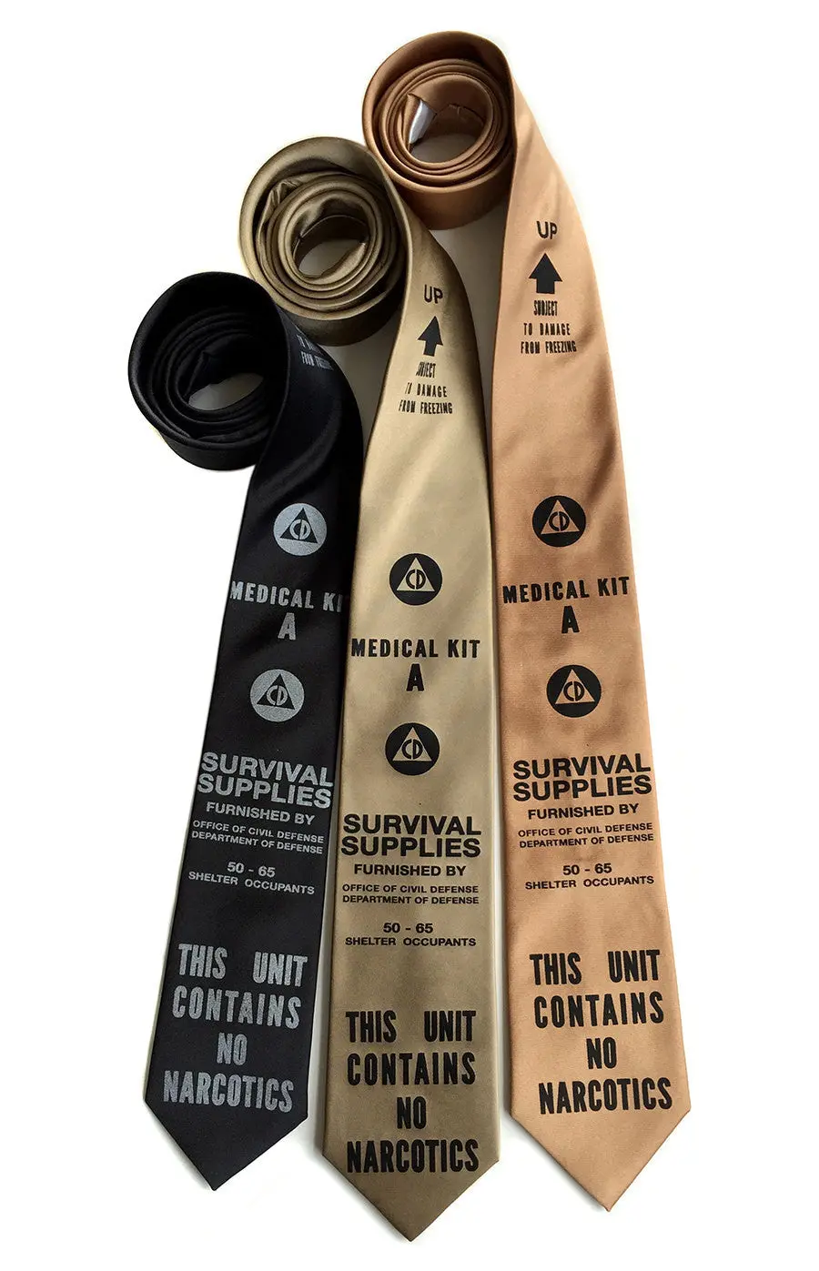 Civil Defense Medical Kit Silk Necktie 2
