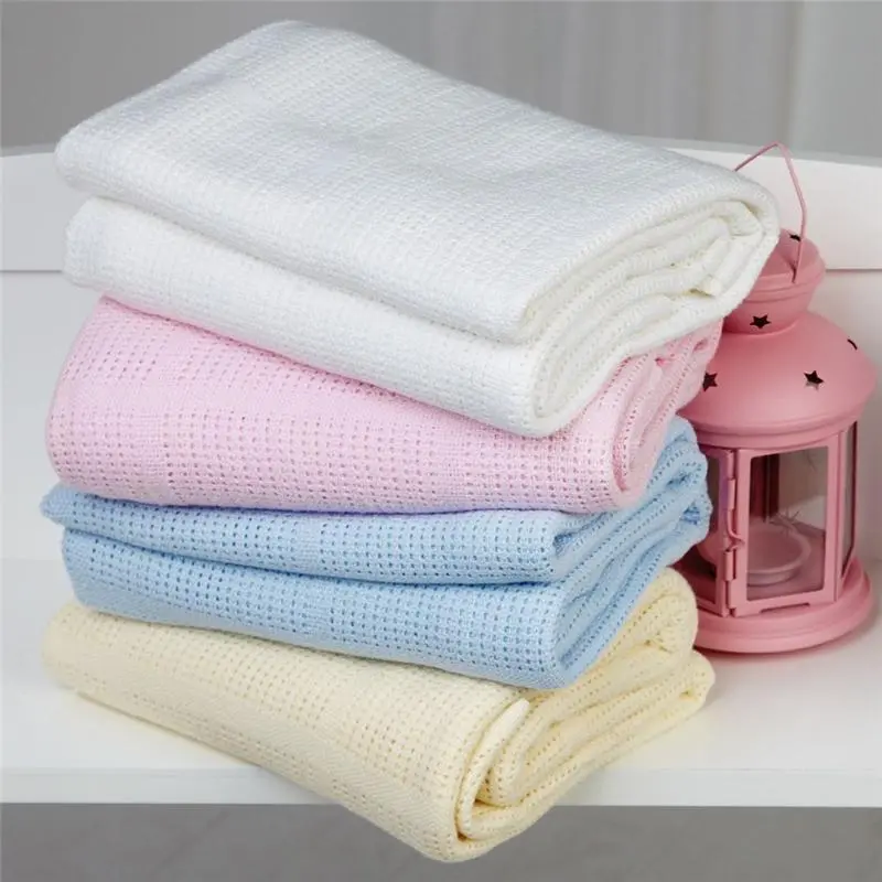 Clair De Lune Cellular Cot Blanket Pink 1