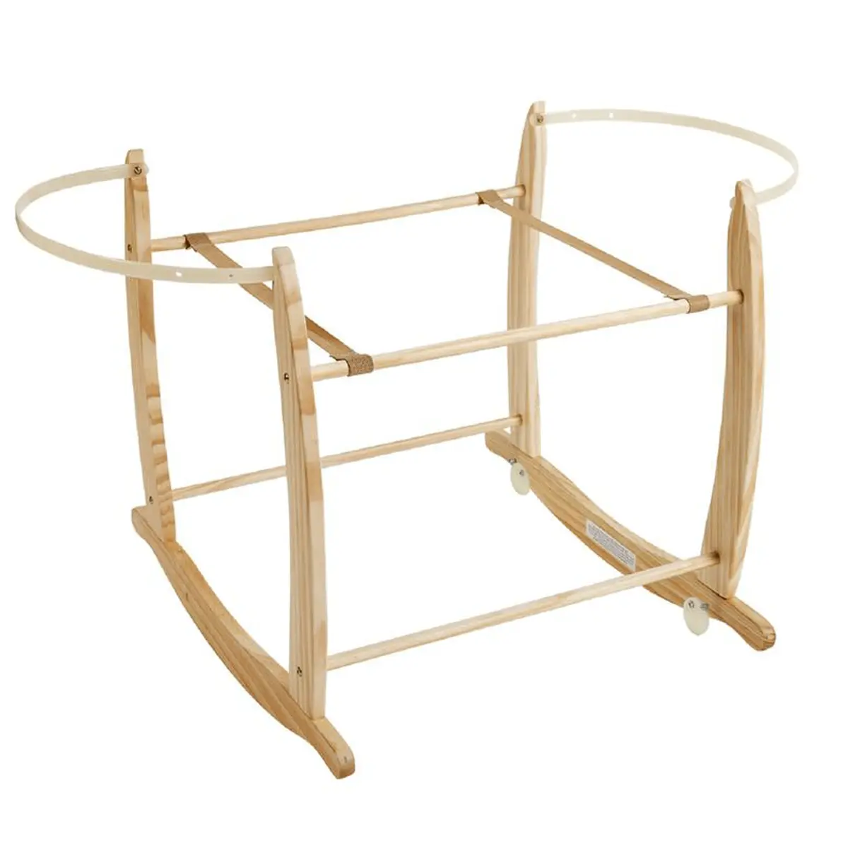 Clair De Lune Deluxe Rocking Moses Stand Natural 1