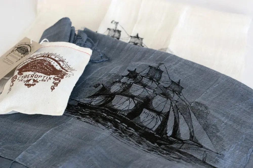 Clipper Ship Silk Scarf 2