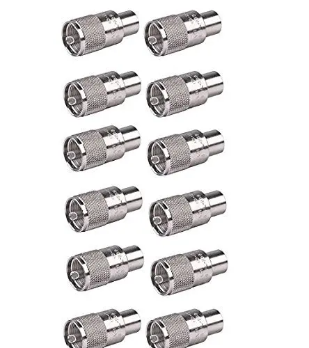 Coax Connectors - Amphenol (83-1Spb-15Rfx) Pl-259 / Uhf  [Lot Of 10] 1