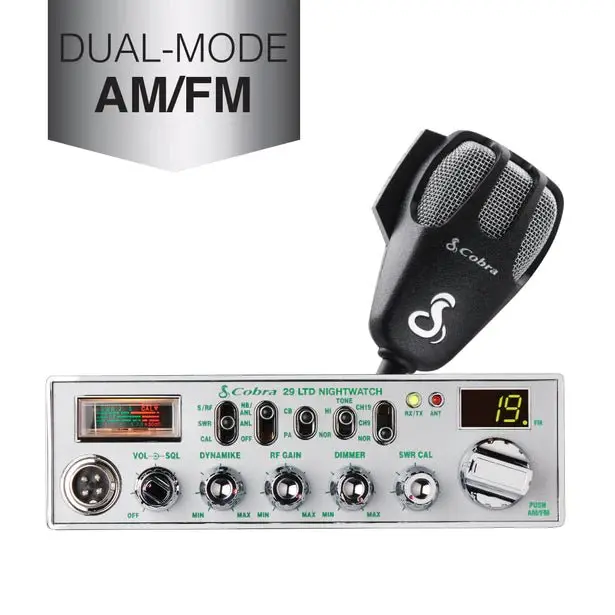 Cobra Cb Radio - Cobra 29 Ltd Nightwatch With Am/Fm Cb Radio 29 Ltd Nw 1