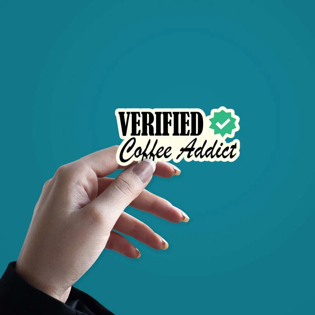 Coffee Addict Sticker 2
