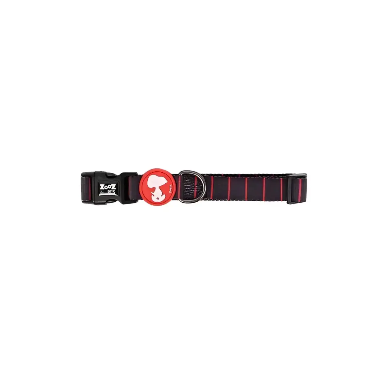 Collare Charlie Brown Nero/Rosso 1