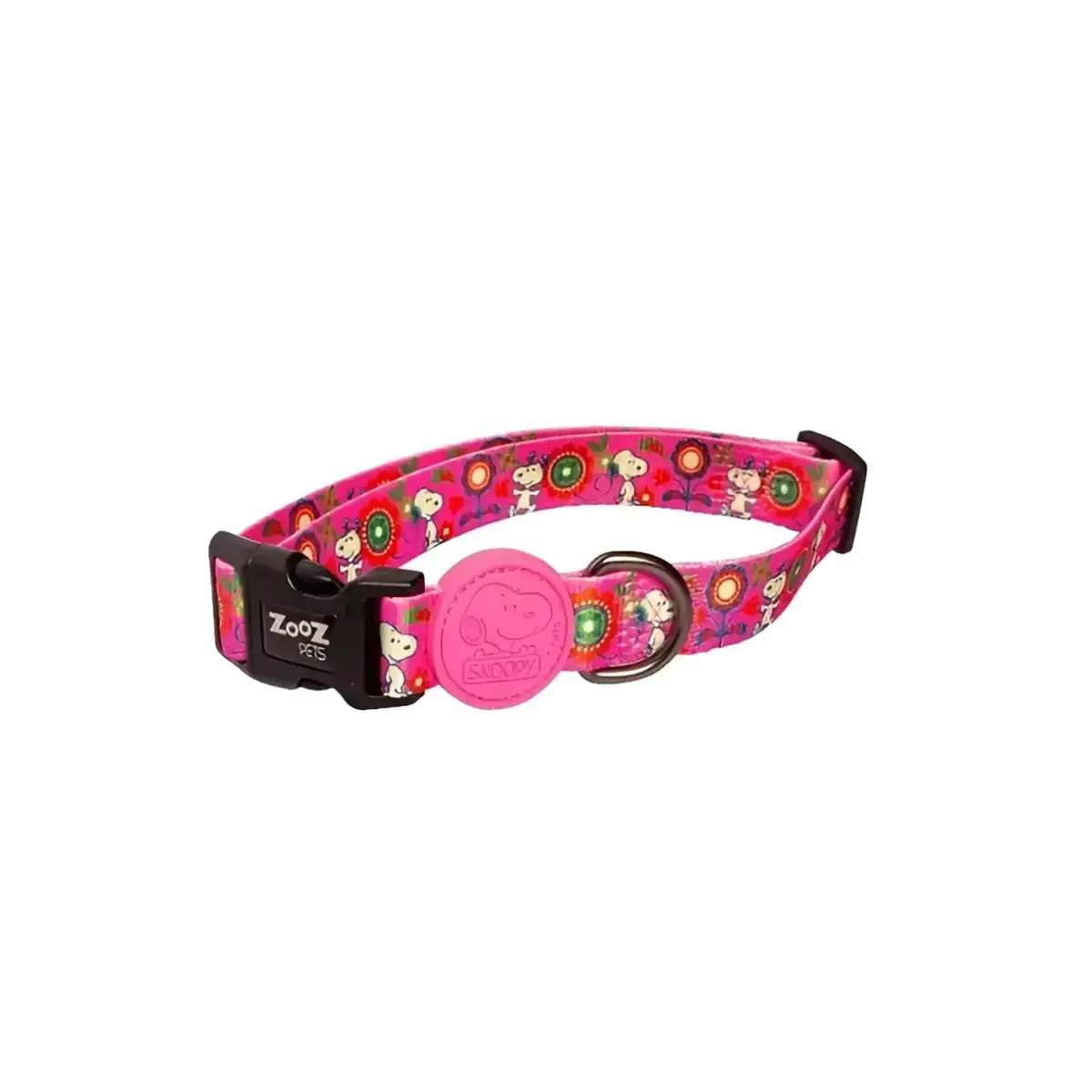 Collare Charlie Brown Pink Flower 1
