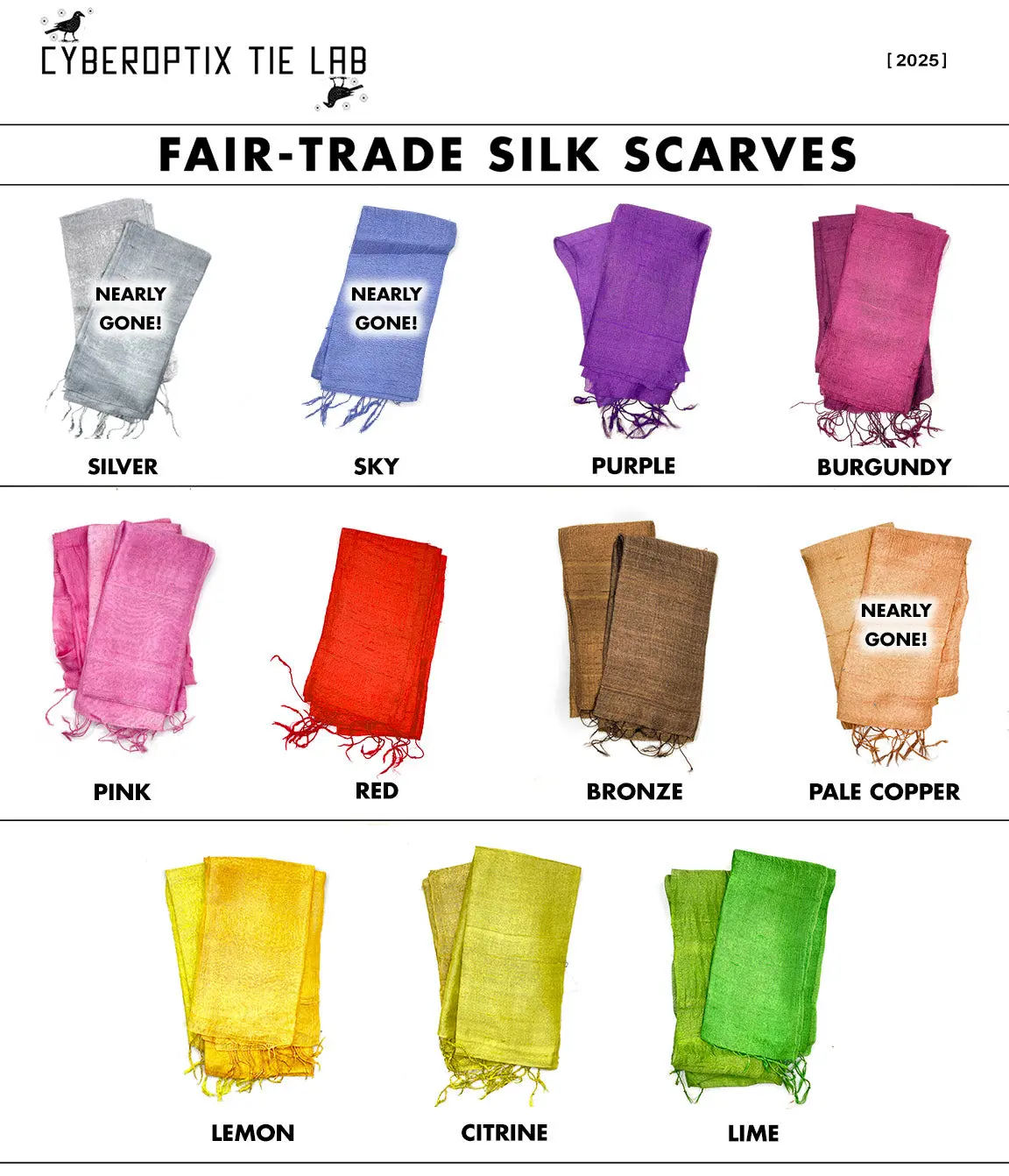 Wedding Custom Color Scarves, Fair Trade Silk 2