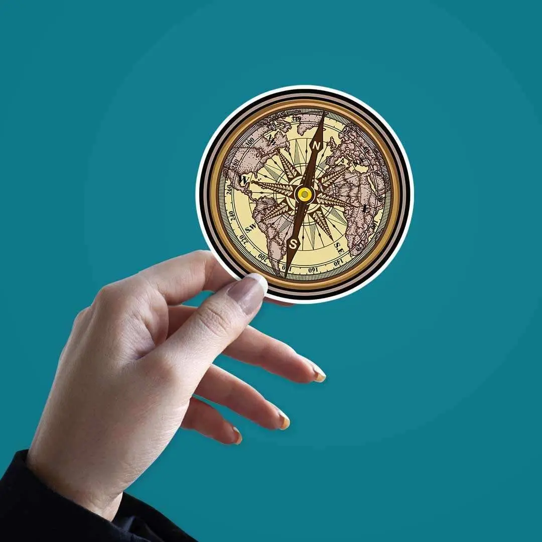 Compass Sticker 2