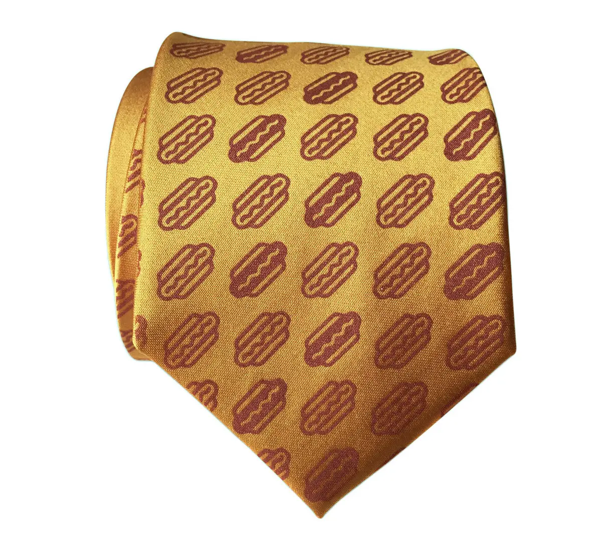 Coney Dog Necktie. Wieners! Hotdog Party Printed Tie 13