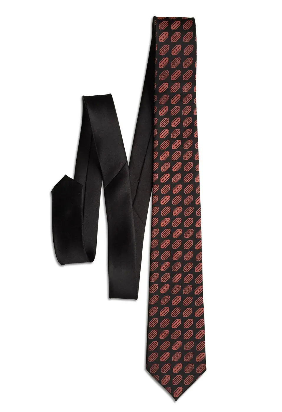 Coney Dog Necktie. Wieners! Hotdog Party Printed Tie 12