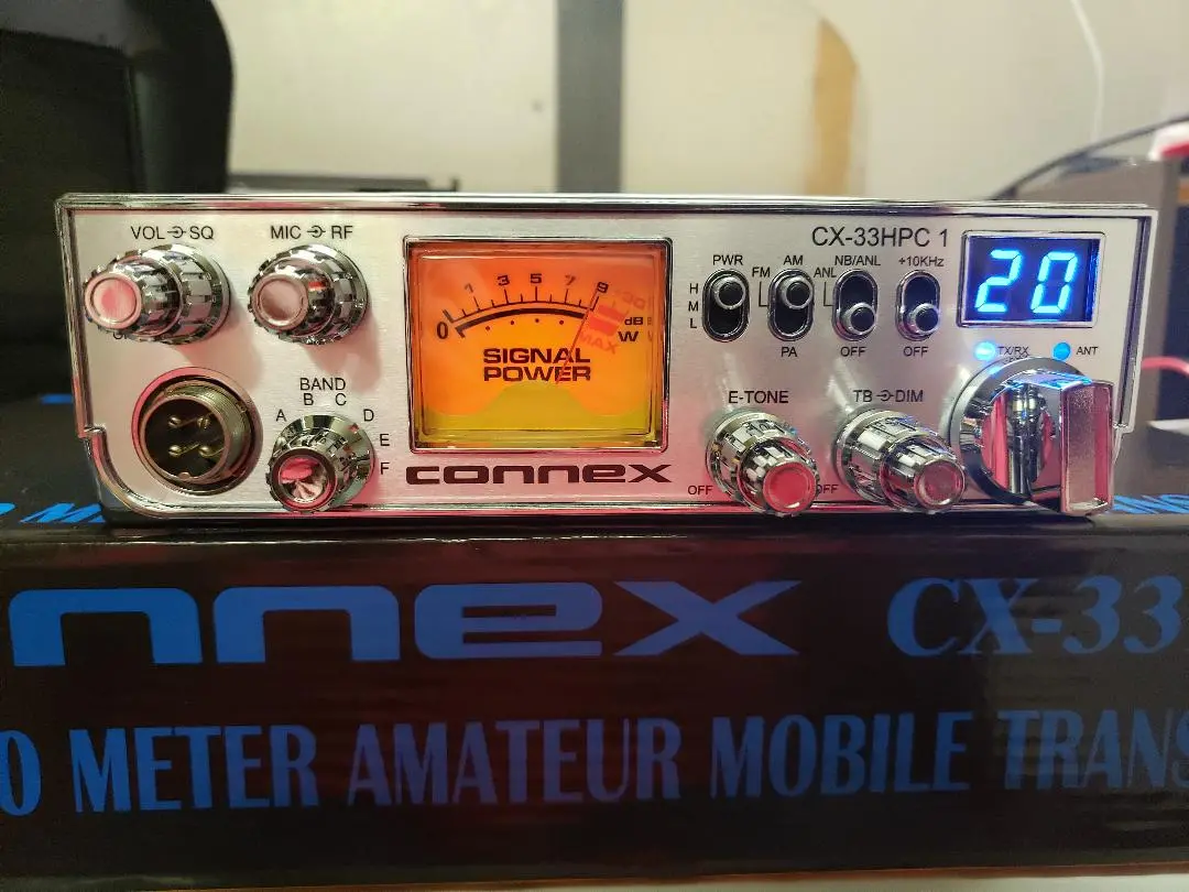 Connex Cx33hpc1 10 Meter Radio, Drx-9010 External Speaker, Drx-6560 4 Pin Noise Cancelling Dynamic Microphone, Combo 2