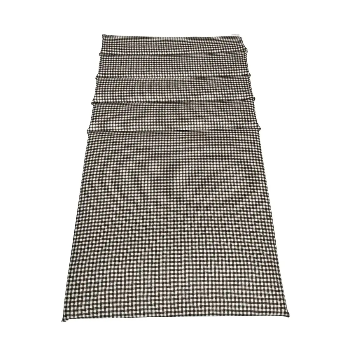 Tappetino Copri Divano Quadro Bianco E Marrone 2