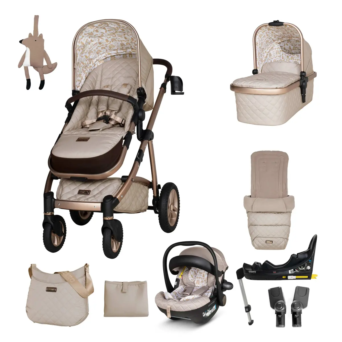Cosatto Wow 2 Acorn Everything Travel System Whisper 1