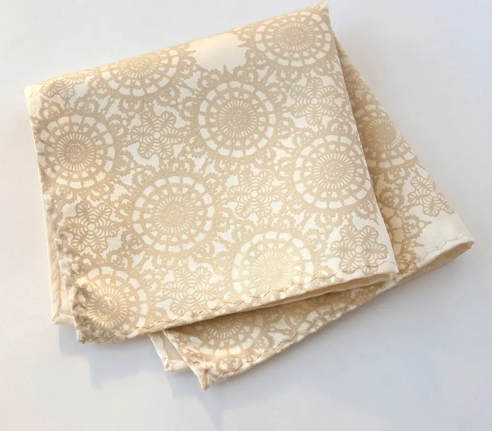 Cottage Lace Pocket Square 1