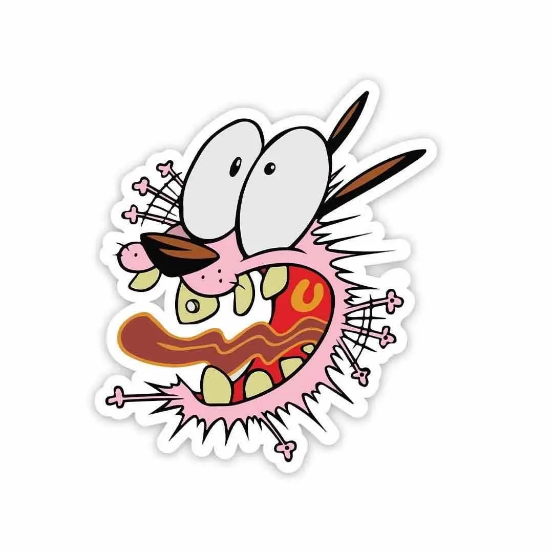 Courage The Cowardly Dog Sticker 1