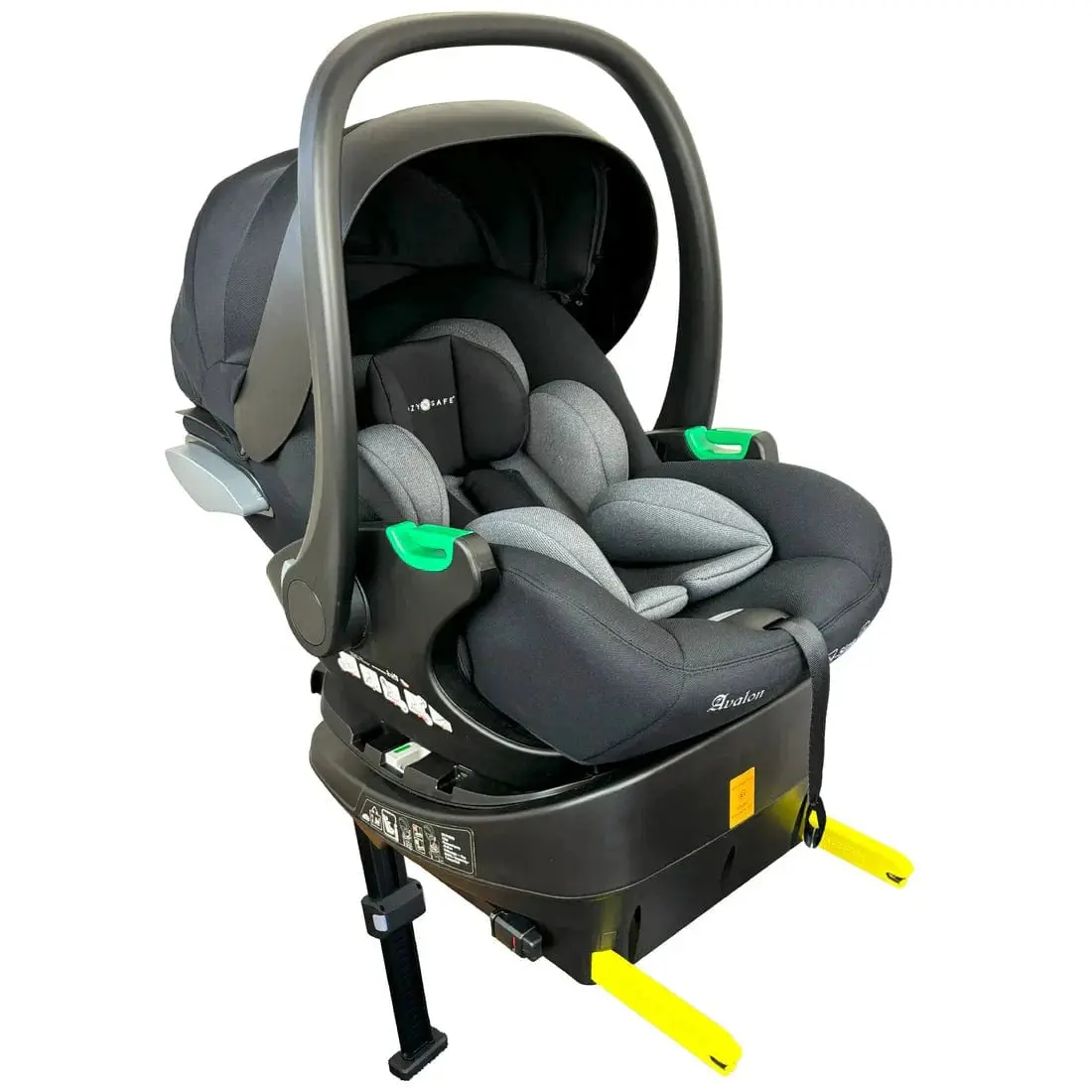 Cozy N Safe Avalon I-Size 360 40-85Cm Carrier & Base - Black/Grey 1