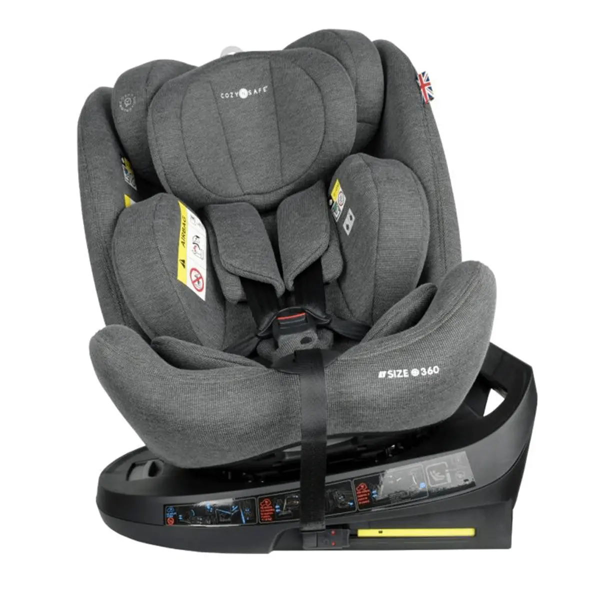 Cozy N Safe Apollo I-Size 360 Car Seat - Moon Grey 1