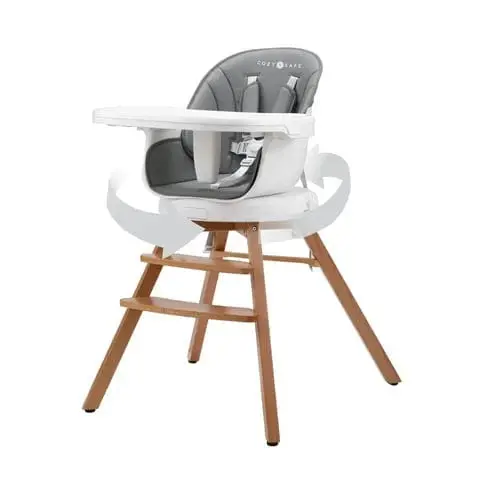 Cozy N Safe Avon Eden 360 Highchair - Grey 1