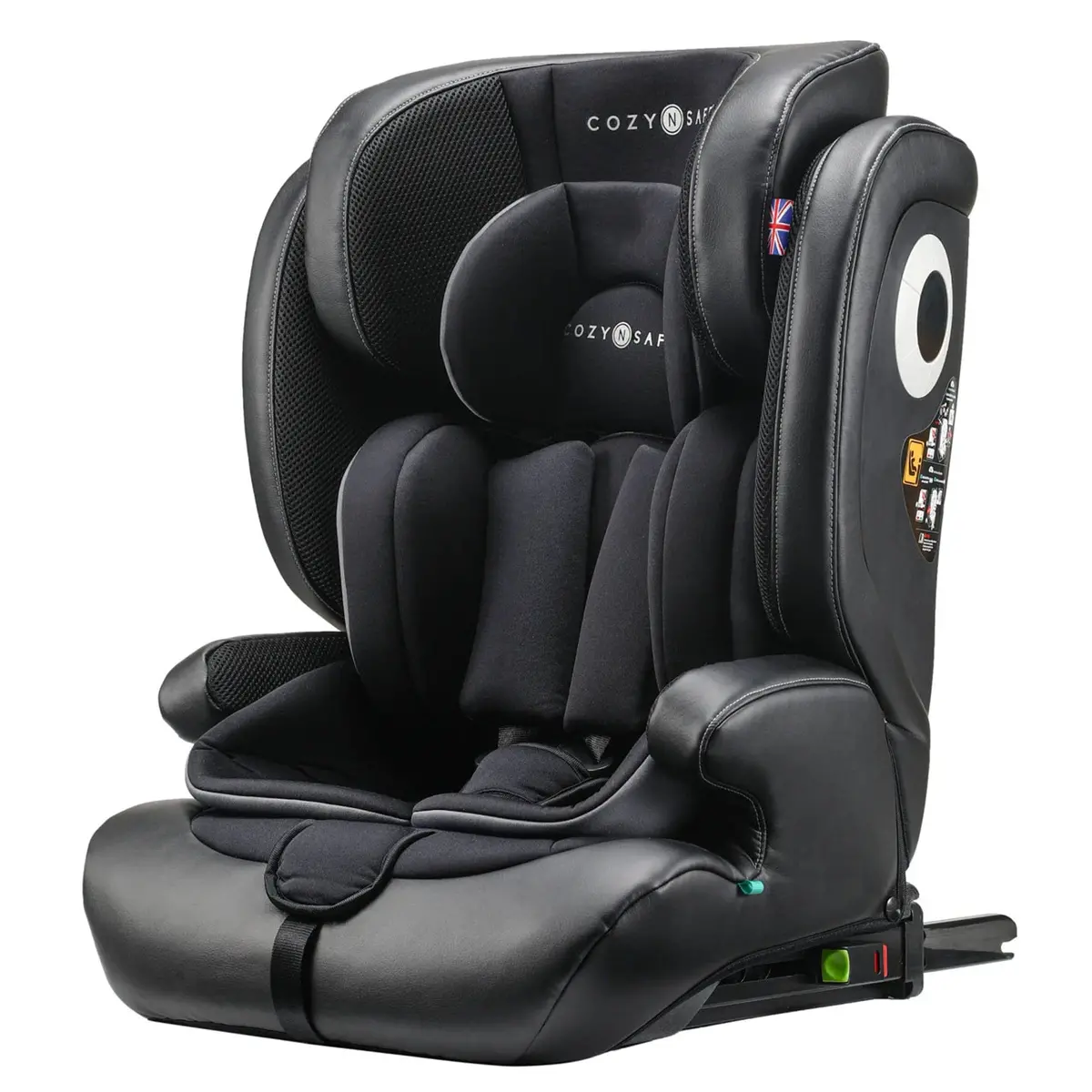 Cozy N Safe Hudson I-Size 76-150Cm Child Car Seat- Onyx 1