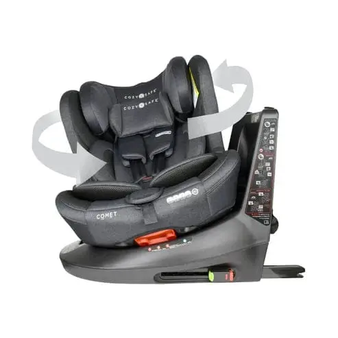 Cozy N Safe Comet Group 0+/1/2/3 360° Rotation Car Seat In Graphite 1
