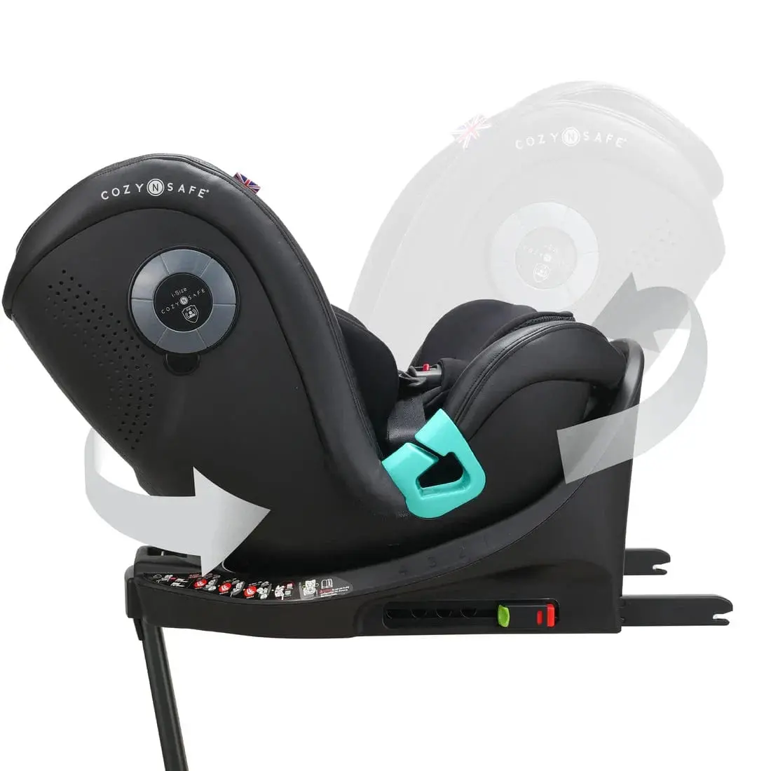 Cozy N Safe Comet I-Size 360° Rotation Car Seat- Onyx 2