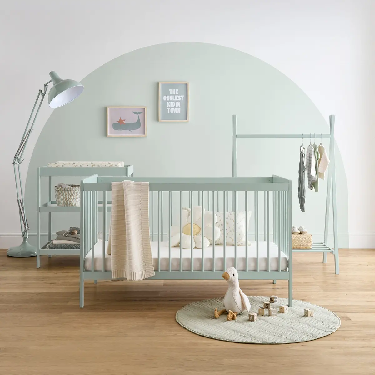 Cuddleco Nola 3 Piece Room Set - Sage Green 1