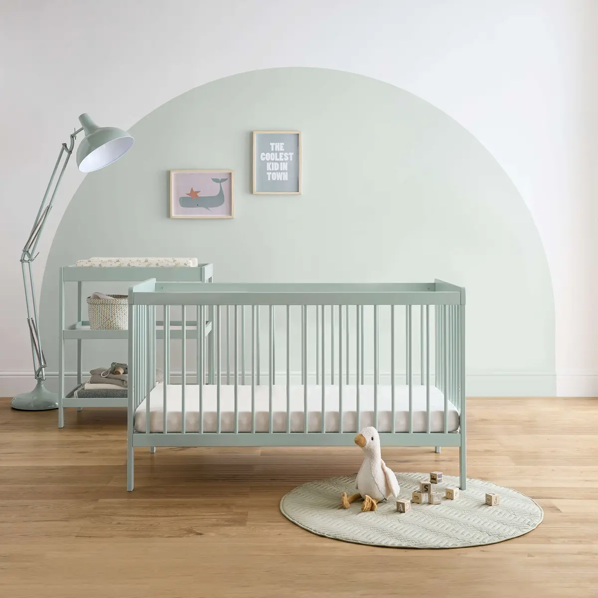 Cuddleco Nola 2 Piece Room Set - Sage Green 1