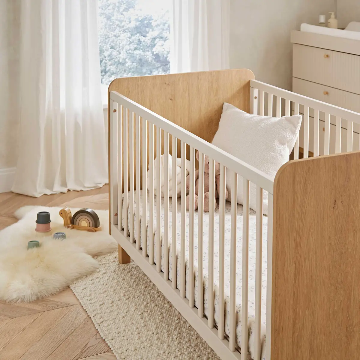 Cuddleco Remi 2 Piece Set - Oak/Cashmere 3