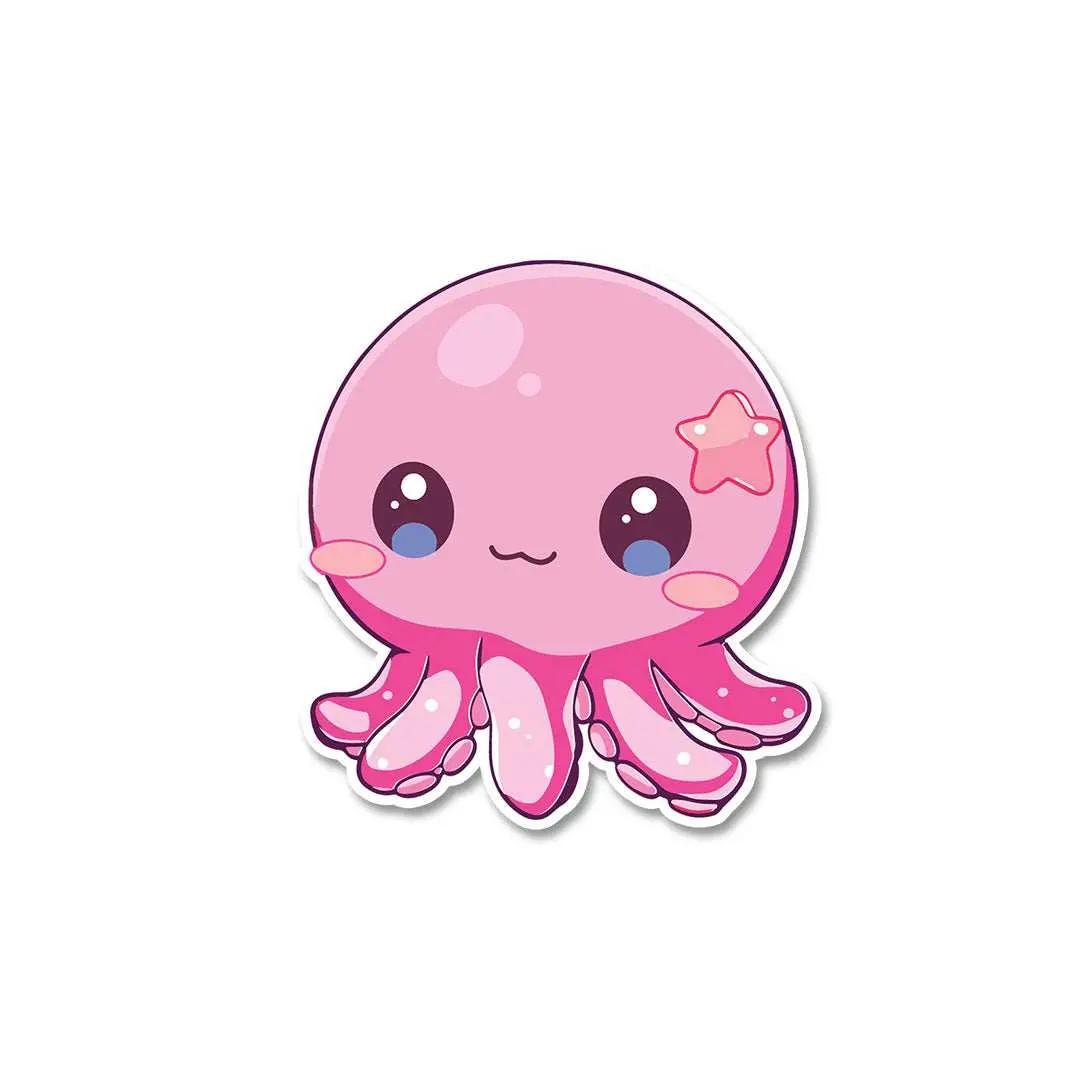 Cute Octopus Sticker 1