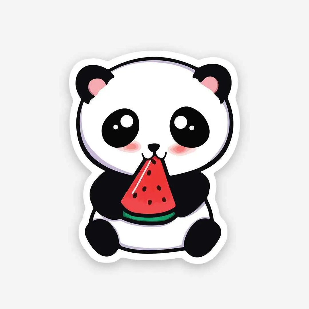 Cute Panda Sticker 1