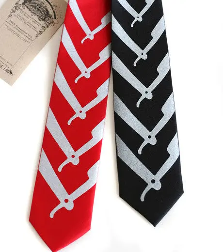 Straight Razor Necktie, Cut Throat Tie 1