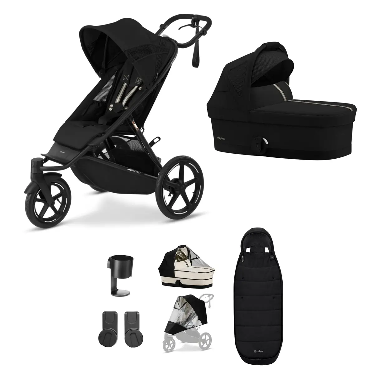 Cybex Avi Spin Essential Kit - Moon Black 1