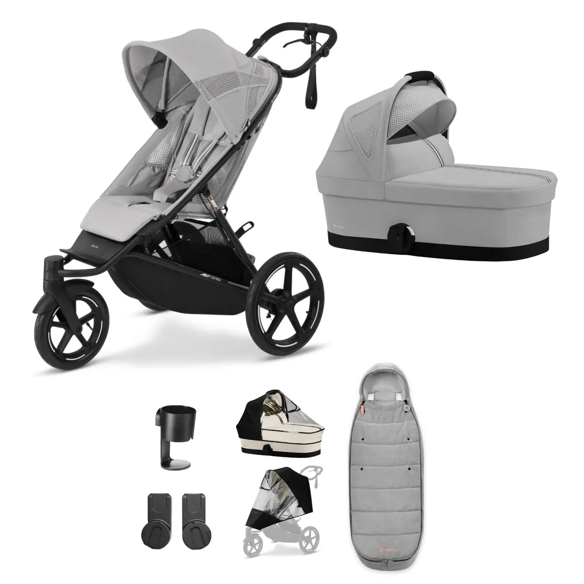 Cybex Avi Spin Essential Kit - Fog Grey 1