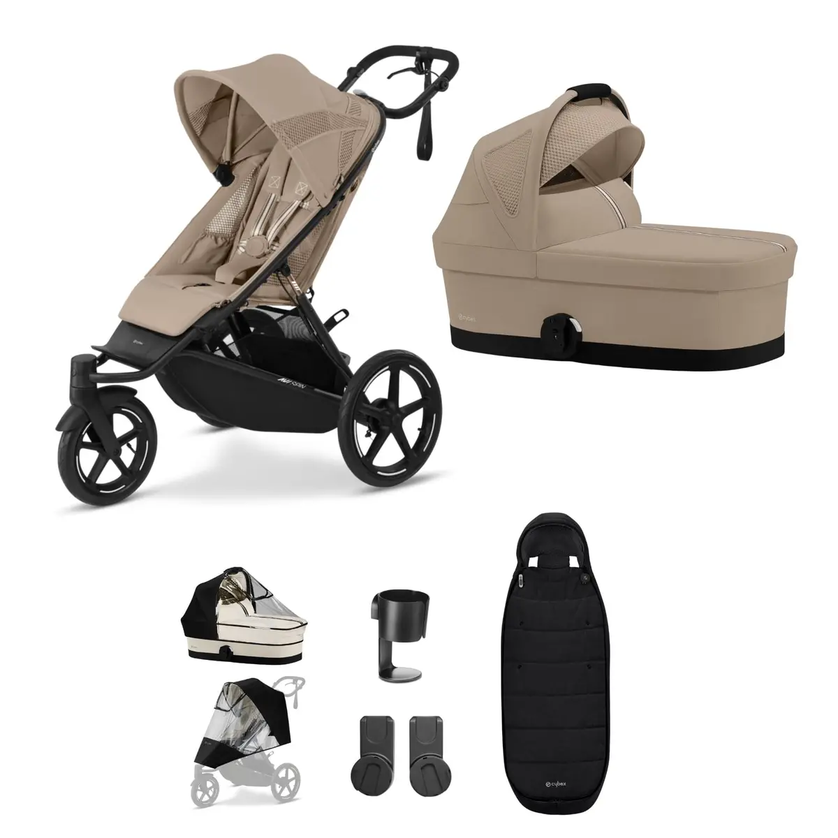 Cybex Avi Spin Essential Kit - Almond Beige 1