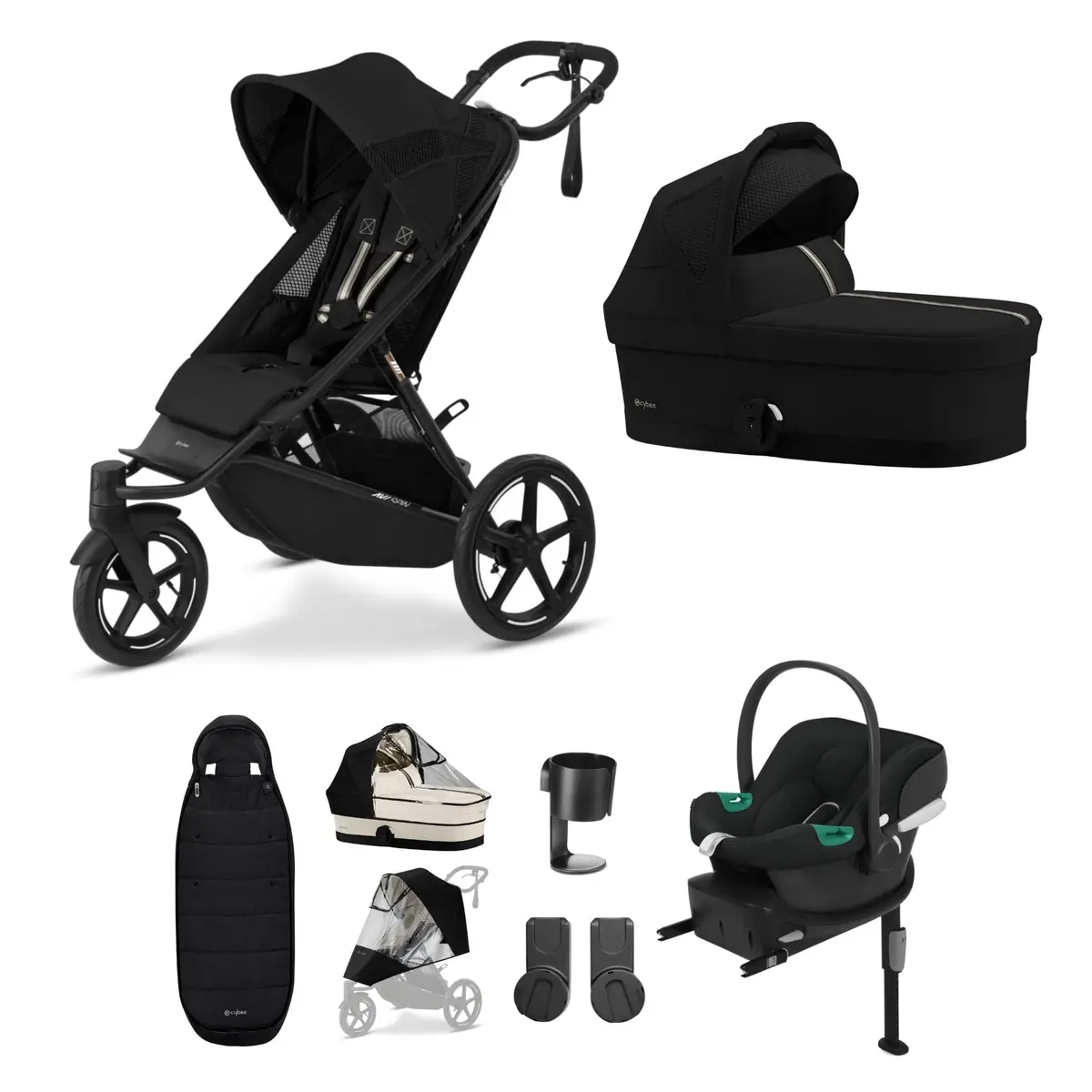 Cybex Avi Spin Comfort Kit - Moon Black 1