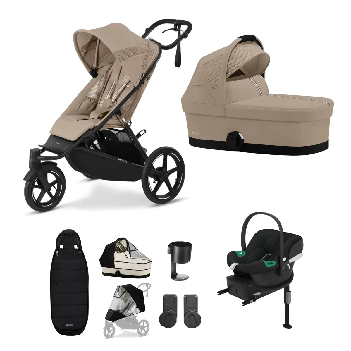 Cybex Avi Spin Comfort Kit - Almond Beige 1