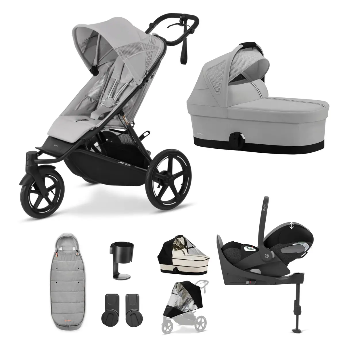 Cybex Avi Spin Luxury Kit - Fog Grey 2