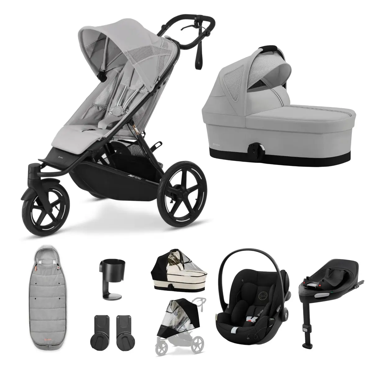 Cybex Avi Spin Luxury Kit - Fog Grey 1