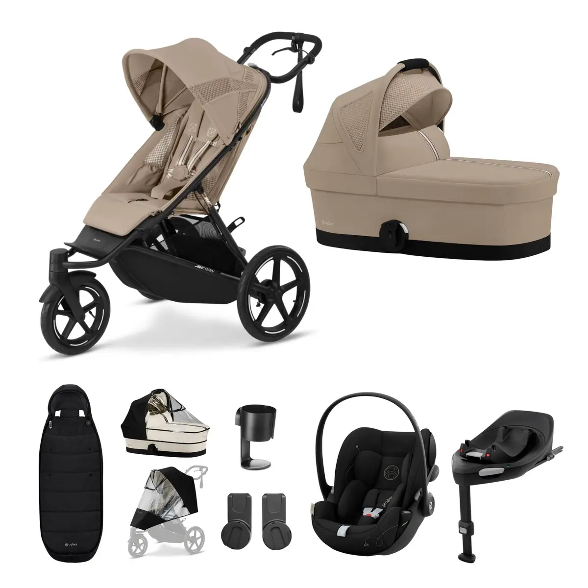 Cybex Avi Spin Luxury Kit - Almond Beige 1