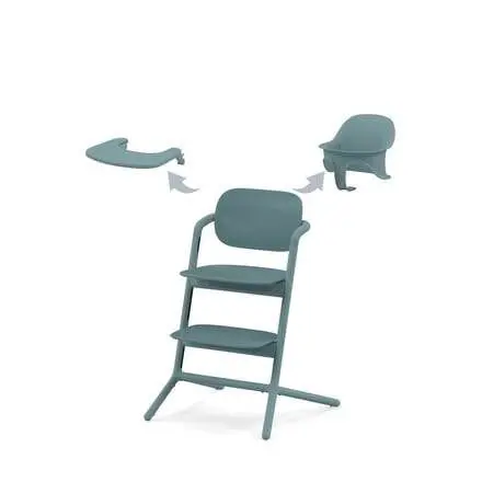 Cybex Lemo 3 - 1 High Chair In Stone Blue 1