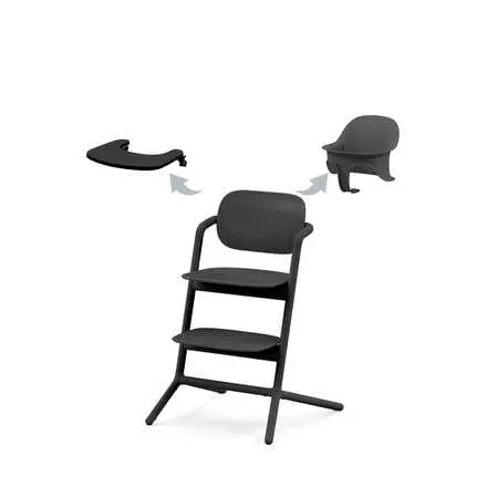 Cybex Lemo 3 - 1 High Chair In Stunning Black 1