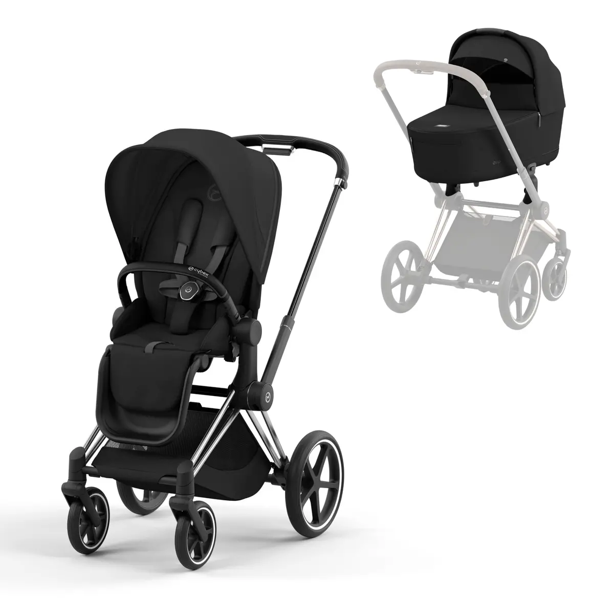 Cybex Priam & Lux Cot - Sepia Black 1