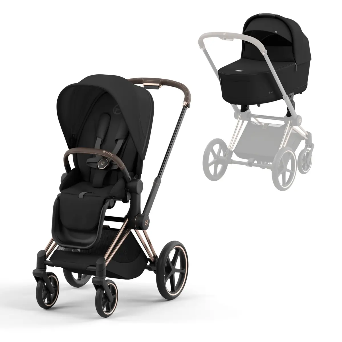 Cybex Priam & Lux Cot - Sepia Black 4